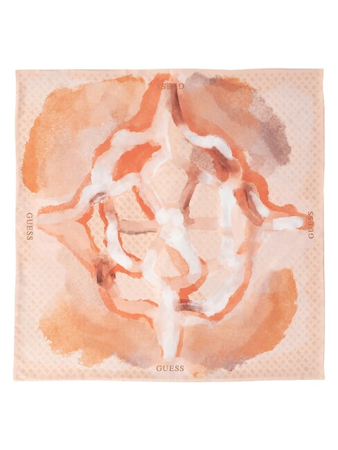 SQUARE Foulard peach - Sciarpe