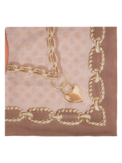 BASIC Foulard stampato taupe - Sciarpe