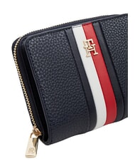 TOMMY HILFIGER TH ICON Portafoglio medio, zigrinato space blue - Portafogli Donna - 4