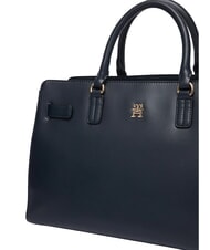 TOMMY HILFIGER TH JOY Borsa grande a mano, con tracolla amovibile space blue - Borse Donna - 5