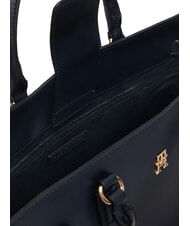 TOMMY HILFIGER TH JOY Borsa grande a mano, con tracolla amovibile space blue - Borse Donna - 6