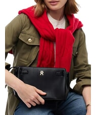 TOMMY HILFIGER TH JOY Borsa a spalla, doppia portabilit&agrave; black - Borse Donna - 2