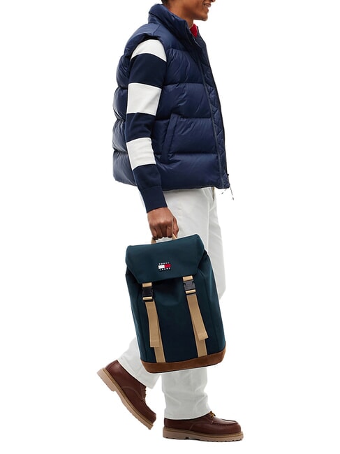 TJM COLORBLOCK Zaino con patta dark night navy - Zaini Scuola & Tempo Libero
