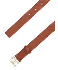 TOMMY HILFIGER TH LOGO Cintura in pelle winter cognac - Cinture - 2