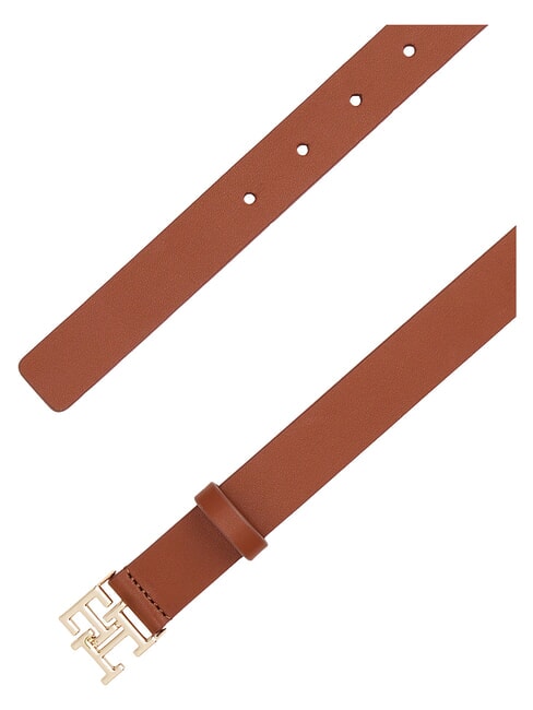 TH LOGO Cintura in pelle winter cognac - Cinture