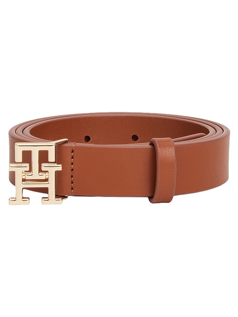 TH LOGO Cintura in pelle winter cognac - Cinture
