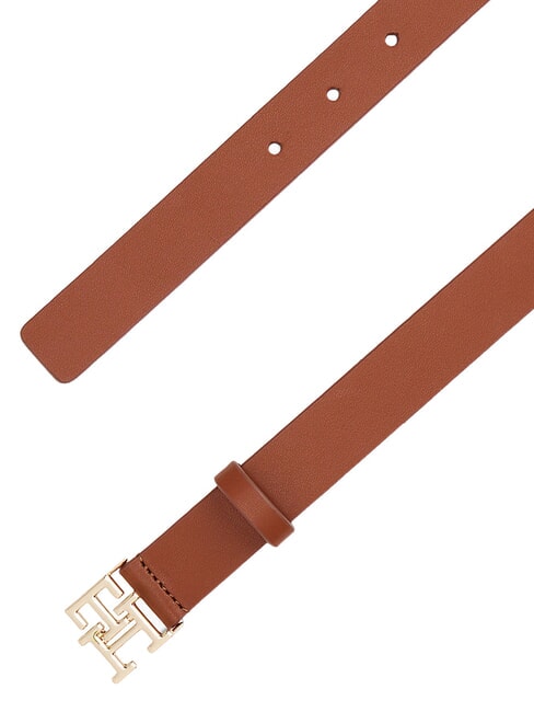 TH LOGO Cintura in pelle winter cognac - Cinture