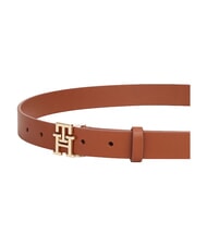 TOMMY HILFIGER TH LOGO Cintura in pelle winter cognac - Cinture - 5