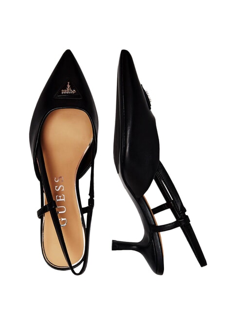 YANNO2 D&eacute;collet&eacute; in pelle tacco 5.8 cm NERO - Scarpe Donna
