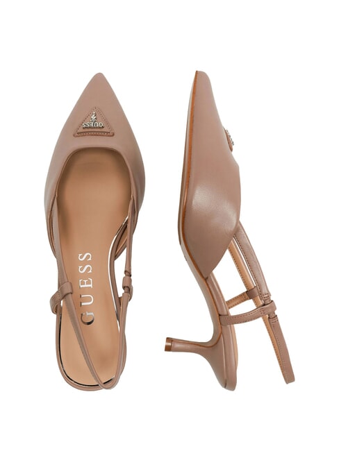 YANNO2 D&eacute;collet&eacute; in pelle tacco 5.8 cm Nude - Scarpe Donna