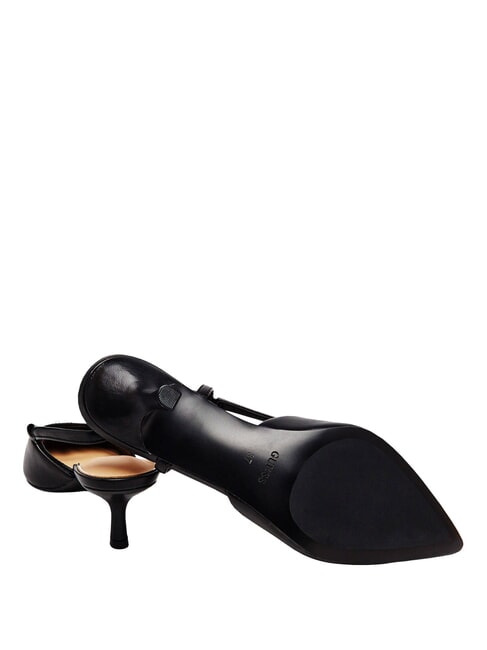 YANNO2 D&eacute;collet&eacute; in pelle tacco 5.8 cm NERO - Scarpe Donna