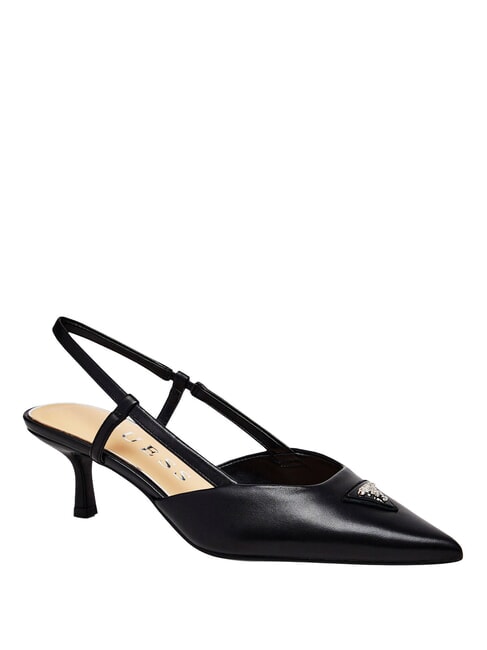 YANNO2 D&eacute;collet&eacute; in pelle tacco 5.8 cm NERO - Scarpe Donna