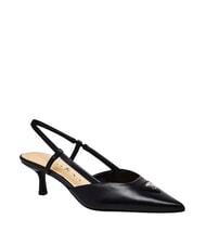 GUESS YANNO2 D&eacute;collet&eacute; in pelle tacco 5.8 cm NERO - Scarpe Donna - 2