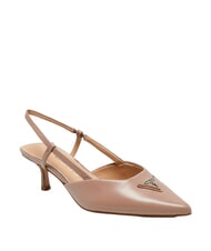 GUESS YANNO2 D&eacute;collet&eacute; in pelle tacco 5.8 cm Nude - Scarpe Donna - 2
