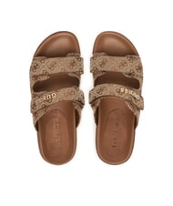 GUESS FAXON2 Sandali zeppa 6.5 cm Beige/Brown - Scarpe Donna - 4