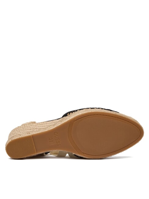 CHEYIN Sandali espadrillas tacco 10 cm black natural - Scarpe Donna