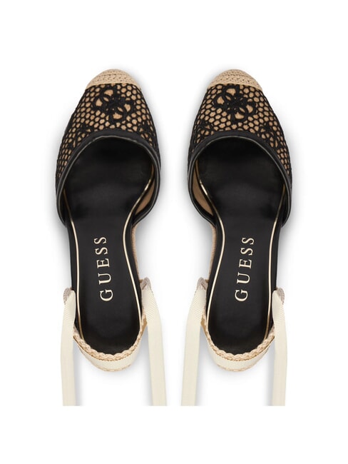 CHEYIN Sandali espadrillas tacco 10 cm black natural - Scarpe Donna