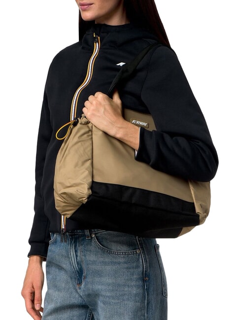 AISY Borsa a spalla, con tracolla beige khaki - Borse Donna