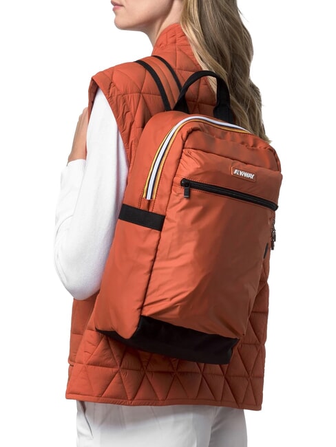 MID LAON Zaino in nylon idrorepellente orange brownish - Zaini Scuola & Tempo Libero