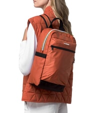 KWAY MID LAON Zaino in nylon idrorepellente orange brownish - Zaini Scuola & Tempo Libero - 2