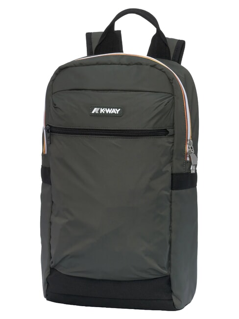 MID LAON Zaino in nylon idrorepellente green blackish - Zaini Scuola & Tempo Libero