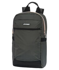 KWAY MID LAON Zaino in nylon idrorepellente green blackish - Zaini Scuola & Tempo Libero - 3