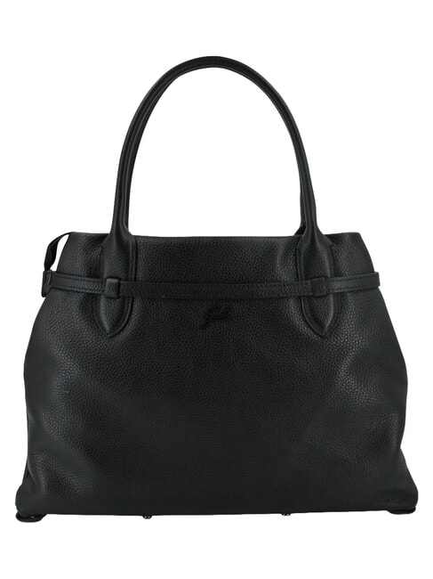 ELIF Pochette media in pelle, con tracolla nero - Borse Donna