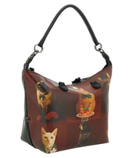 GABS G3 PLUS Borsa shopping media, trasformabile worldwide cats red - Borse Donna - 3