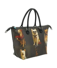 GABS G3 PLUS Borsa shopping media, trasformabile worldwide dogs grey - Borse Donna - 2
