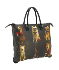 GABS G3 PLUS Borsa shopping media, trasformabile worldwide dogs grey - Borse Donna - 5
