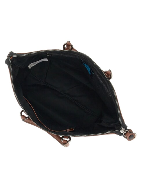 G3 PLUS Borsa shopping large, trasformabile cuoio scuro - Borse Donna