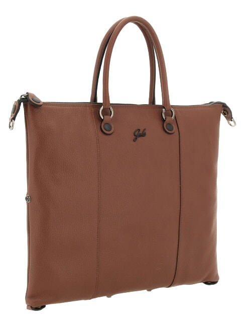 G3 PLUS Borsa shopping large, trasformabile cuoio scuro - Borse Donna