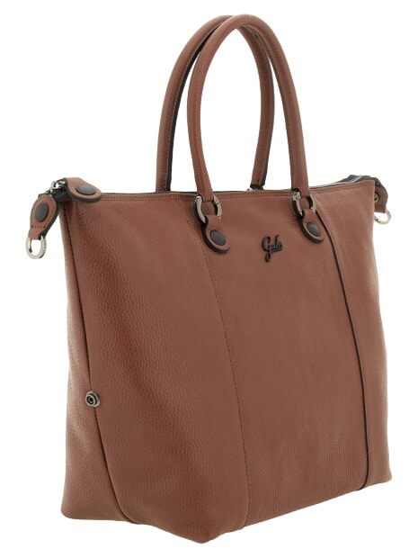 G3 PLUS Borsa shopping large, trasformabile cuoio scuro - Borse Donna