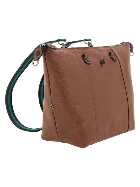 G3 PLUS Borsa shopping large, trasformabile cuoio scuro - Borse Donna