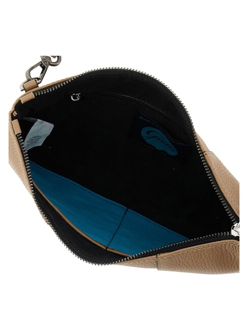 BEYONCE Pochette media in pelle, con tracolla cappuccino - Borse Donna