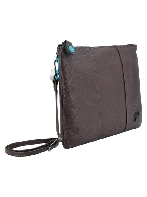 BEYONCE Pochette media in pelle, con tracolla moka - Borse Donna
