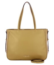 LIUJO AREZU Borsa shopping a spalla, con tracolla mud - Borse Donna - 4
