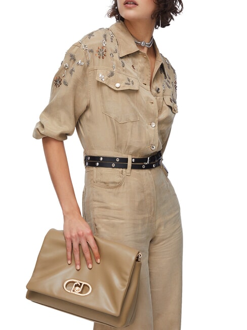 LAPUFFY Borsa a spalla, con tracolla mud - Borse Donna