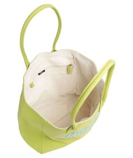 LIUJO PLENTIA Borsa a spalla shopping acid green - Borse Donna - 5