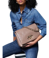 LIUJO LAPUFFY Borsa a spalla, con tracolla mocha - Borse Donna - 2