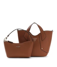 GUESS DARCY Shopper a mano, con tracolla COGNAC - Borse Donna - 3