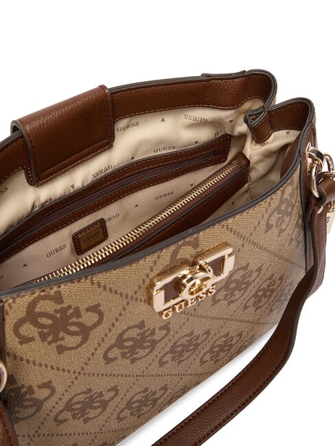 KARNILLA Borsa a spalla latte logo/brown - Borse Donna