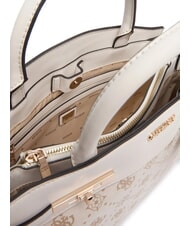 GUESS MELINDA Borsa a mano, con tracolla off white logo - Borse Donna - 4