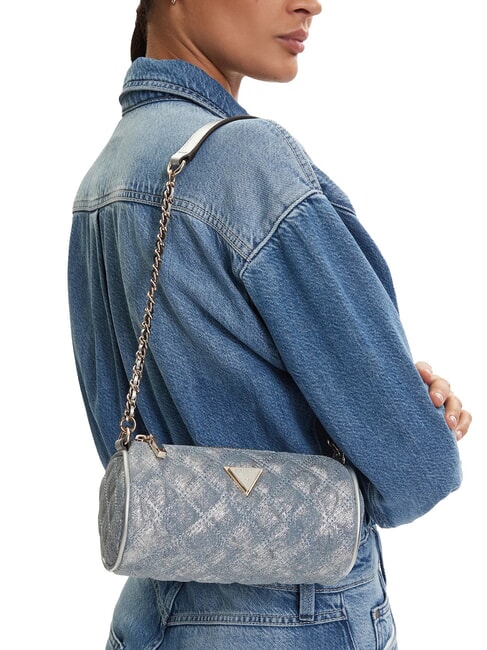 GIULLY 2 Mini Bag a spalla  metallic denim - Borse Donna
