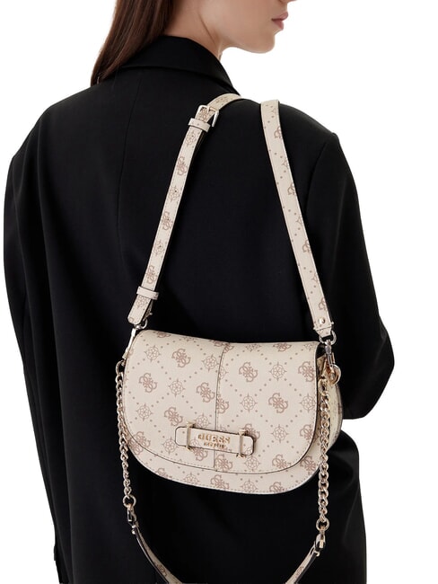CARRIE Borsa a spalla, con tracolla vanilla logo - Borse Donna