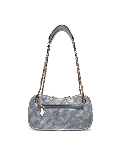 GIULLY2 Borsa a spalla metallic denim - Borse Donna