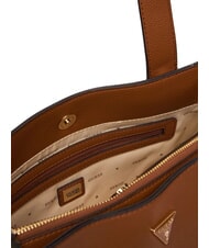 GUESS EVIE Borsa a spalla COGNAC - Borse Donna - 5