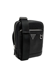 GUESS MONACO Mini Borsello in pelle NERO - Tracolle Uomo - 2
