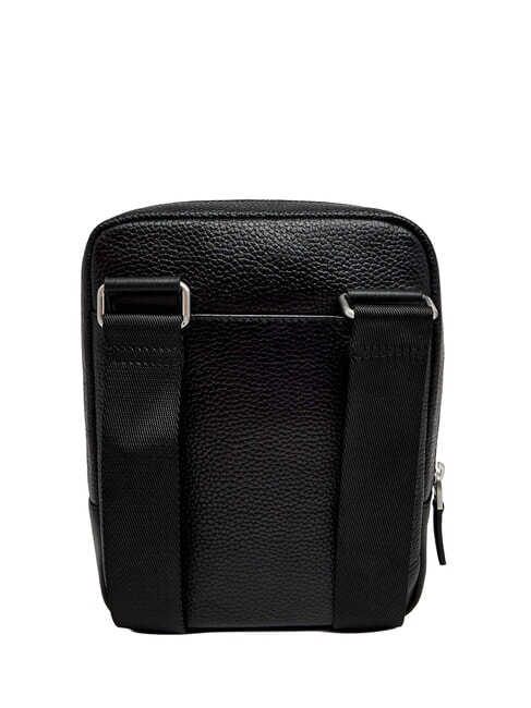 MONACO Mini Borsello in pelle NERO - Tracolle Uomo