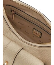 GUESS JESSA Borsa Hobo a spalla Taupe - Borse Donna - 4